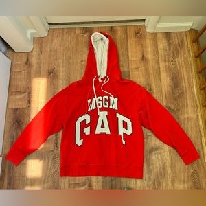 Weathered Red GAP x MSGM (GQ) Sweatshirt, L